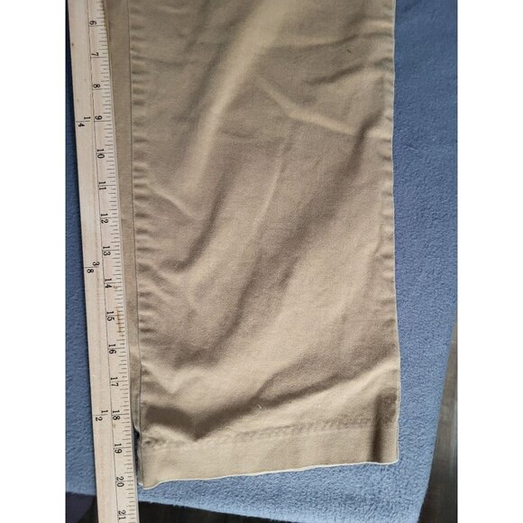 Tommy Hilfiger Womens SZ 8 Cropped Capri Tan Khaki Pants y2K preppy - Picture 6 of 10